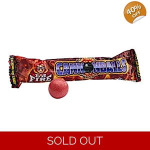 Dr Fire Cannonballs - 5 Extreme HOT Candy Fire Balls Jawbreakers - 40g